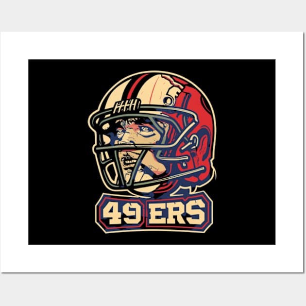 49 ers victor design,go niners Wall Art by Nasromaystro